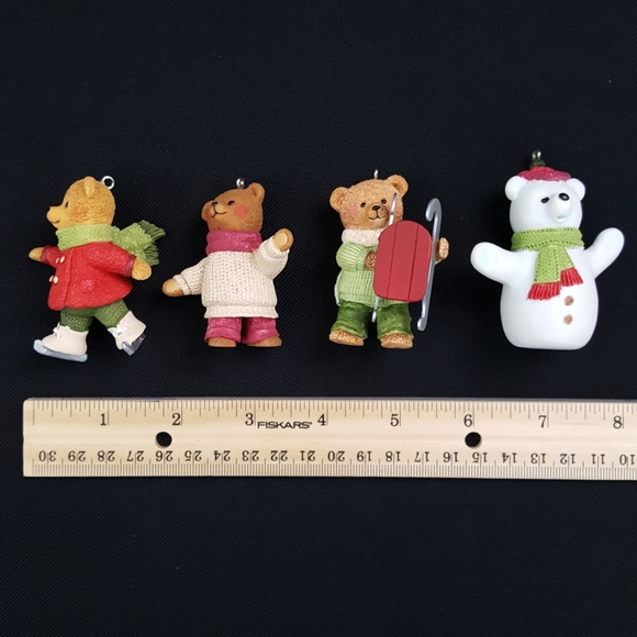 Hollyday Hill 2002 Snow Hill And Bear Set - Picture 12 of 14